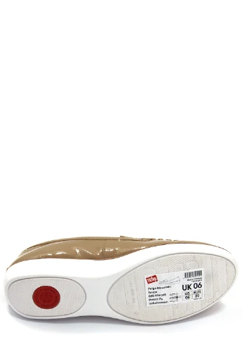 Fitflop Жіночі лофери лофери бежевий з штучна шкіра, — демісезон (247447318)