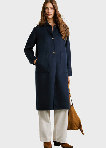 Синє демісезонне Пальто однобортне Pepe Jeans