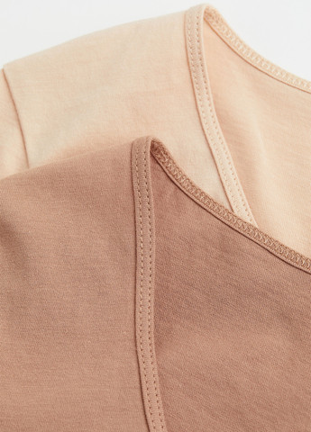 Светло-розовая летняя футболка (2 шт.) H&M