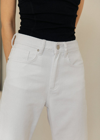 Білі джинси з розрізами Gepur - (252799316)
