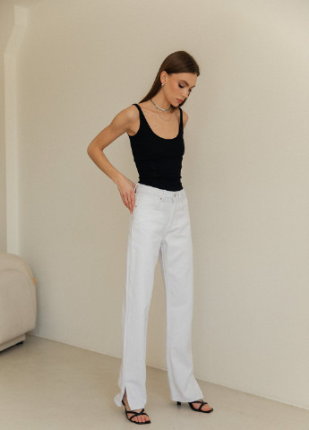 Белые джинсы с разрезами Gepur - (252799316)