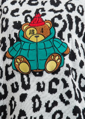Комбінований зимовий светр J.B4 (Just Before)
