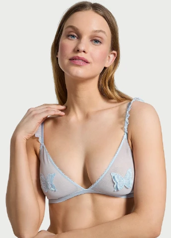 Блакитний демісезонний комплект (бюстгальтер, трусики) Victoria's Secret