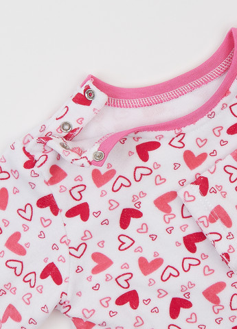 Комбінований демісезонний комплект (блуза, легінси) Фламинго