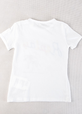 Белая летняя футболка Replay
