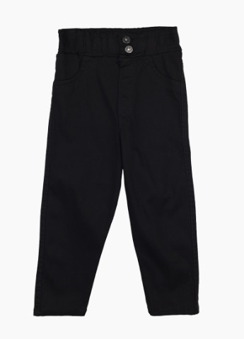 Черные кэжуал демисезонные брюки Toontoy