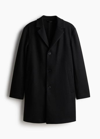 Чорне демісезонне Пальто однобортне H&M