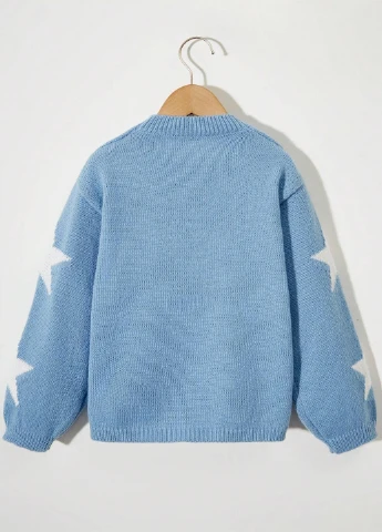 Блакитний демісезонний джемпер джемпер SHEIN