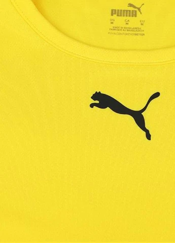 Жовта демісезонна футболка 704938-07 Puma teamRISE Jersey Jr