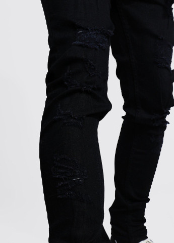 Черные демисезонные джинсы Boohoo