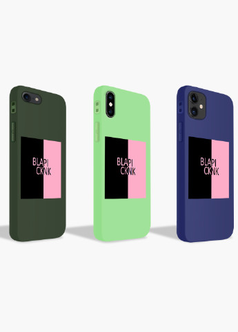 Чехол силиконовый Apple Iphone X Блэк Пинк (BlackPink) Белый (6129-1345) MobiPrint (219487592)