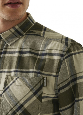 Коричневая кэжуал рубашка в клетку Regatta