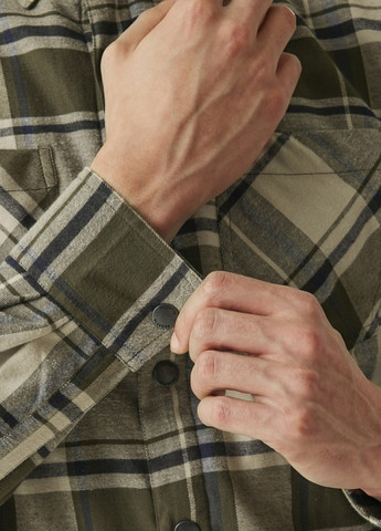 Коричневая кэжуал рубашка в клетку Regatta