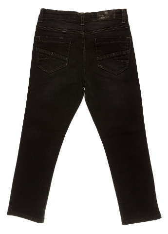 Черные демисезонные прямые джинсы E & H