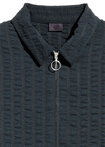 Темно-синяя демисезонная куртка H&M