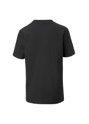 Чорна демісезонна дитяча футболка modern sports logo tee Puma