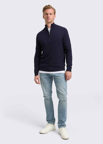 Темно-синій демісезонний светр Tom Tailor