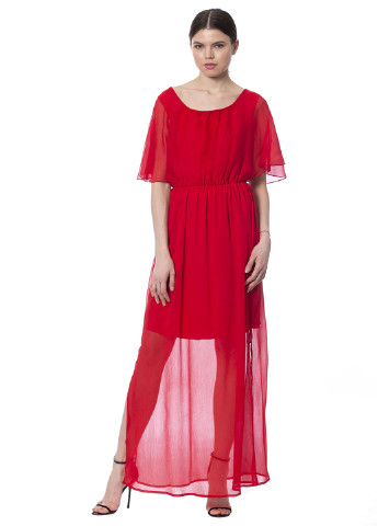 Червона коктейльна сукня Silvian Heach однотонна