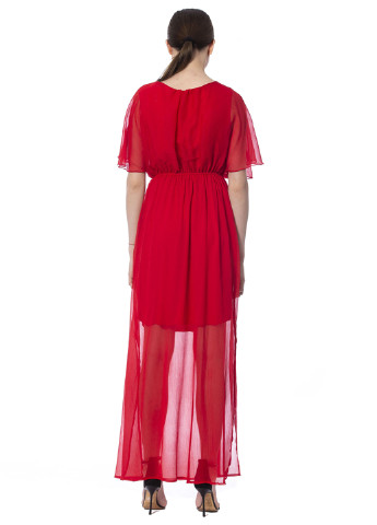 Червона коктейльна сукня Silvian Heach однотонна
