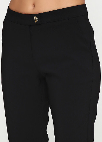 Черные кэжуал демисезонные брюки Naiif