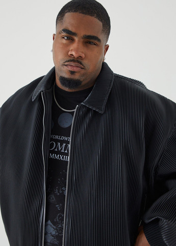 Чорна демісезонна куртка Boohoo