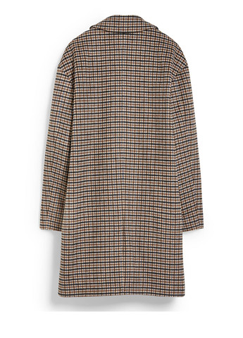 Коричневое демисезонное Полупальто однобортное C&A