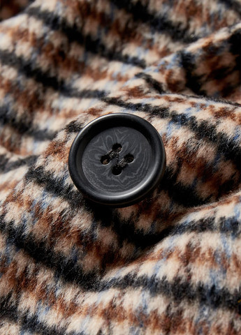 Коричневое демисезонное Полупальто однобортное C&A