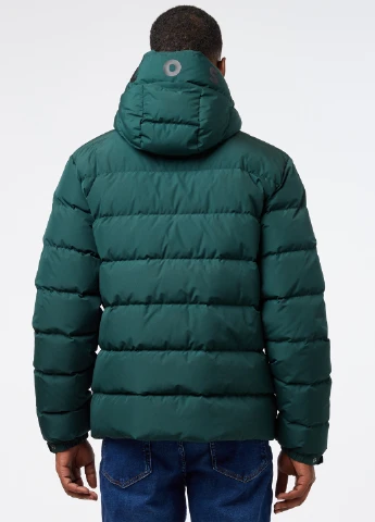 Темно-бирюзовая зимняя куртка Lacoste
