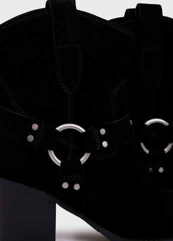 Черные зимняя ботильоны PRPY