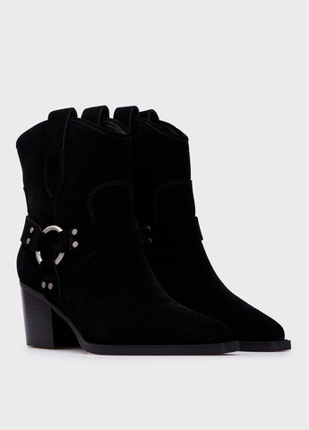 Черные зимняя ботильоны PRPY