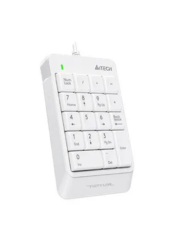Клавіатура K13P Fstyler Numeric Keypad White (FK13P (White)) A4Tech (253545988)