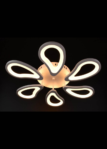 Люстра стельова LED з пультом A2296 / 6-wh Матовий білий 8х61х61 см. Handmade (234539965)