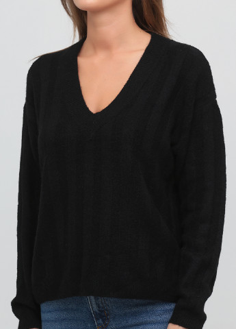 Черный демисезонный пуловер пуловер Monki