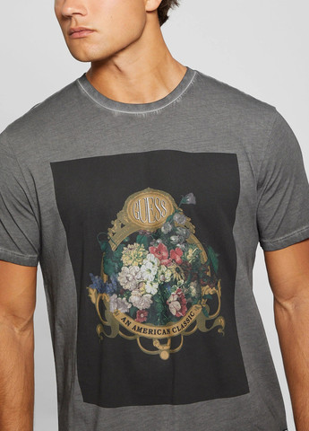 Сіра футболка Guess