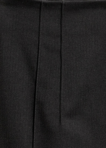 Черная офисная, кэжуал однотонная юбка H&M карандаш