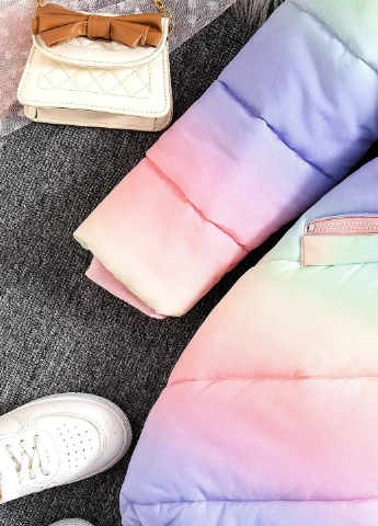 Розовая зимняя куртка SHEIN