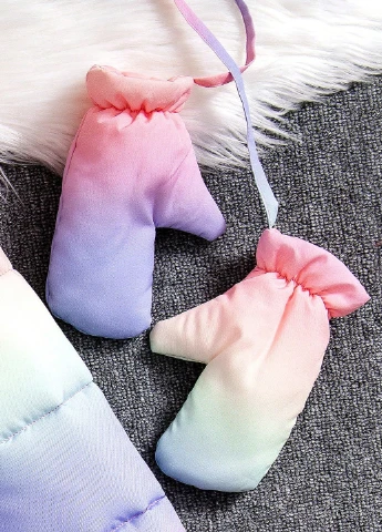Розовая зимняя куртка SHEIN