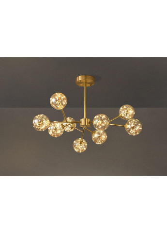 Люстра потолочная LED AOC19/9AB+led-k Бронза 36х100х100 см. Sunnysky (253122278)