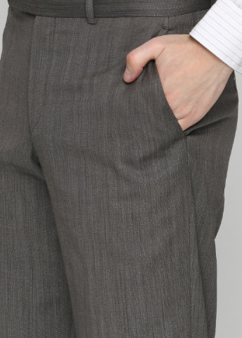 Коричневые классические демисезонные прямые брюки Emilio Guido