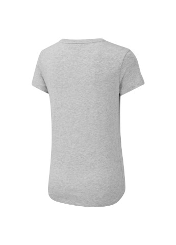 Футболка Essentials Women’s Tee Puma однотонна сіра спортивна бавовна