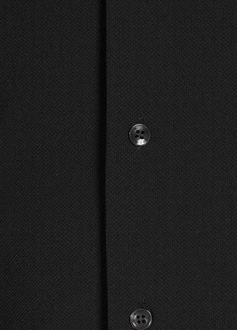 Черная кэжуал рубашка однотонная Murano