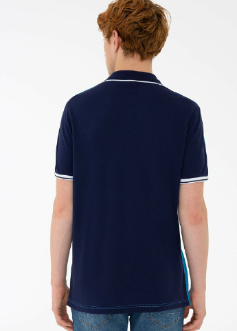 Голубой футболка-поло для мужчин U.s.polo assn. с надписью