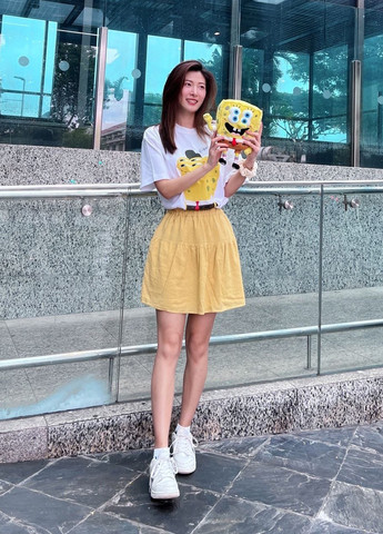 Белая футболка Uniqlo