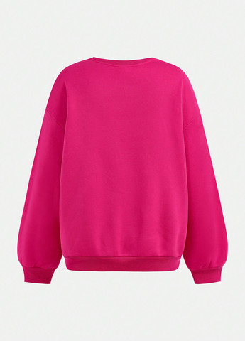 Фуксиновый демисезонный комплект (свитшот, леггинсы) SHEIN