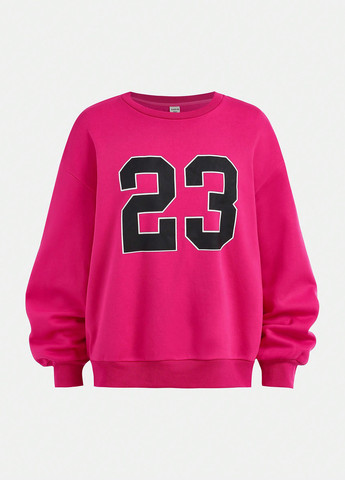 Фуксиновый демисезонный комплект (свитшот, леггинсы) SHEIN