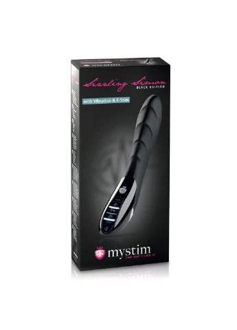 Вибратор с электростимуляцией Sizzling Simon eStim Black, миостимулятор Mystim (254151851)