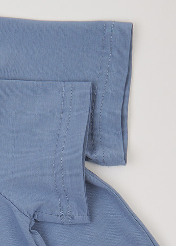 Серо-синяя летняя футболка Garnamama