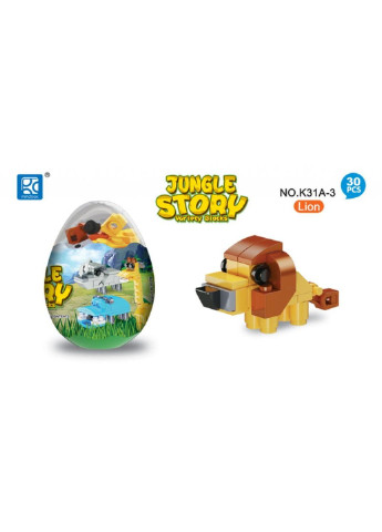 Конструктор JUNGLE STORY в яйце в ассорт (K31A) Mindbox (254071093)