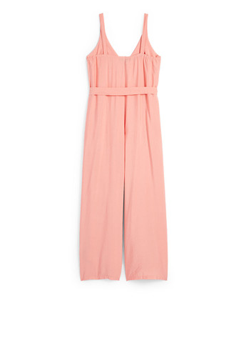 Комбінезон C&A комбінезон-брюки однотонний персиковий кежуал віскоза