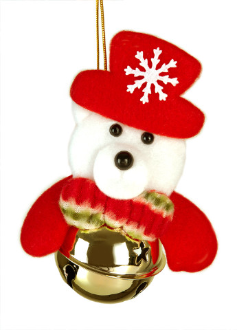 Іграшка новорічна Ведмедик, 8х10 см MVM (256456874)